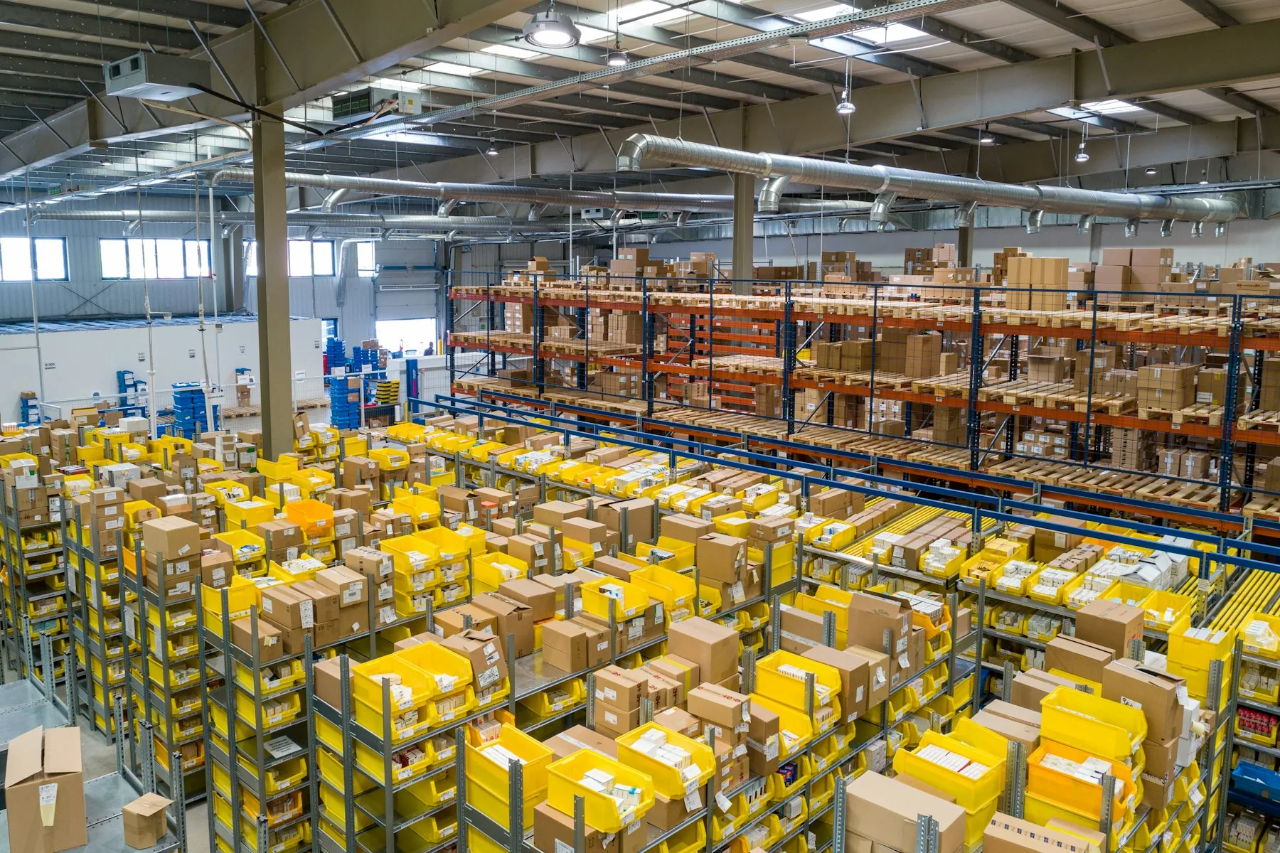 Logistics warehouse — one of the industries CODEVGROW automates